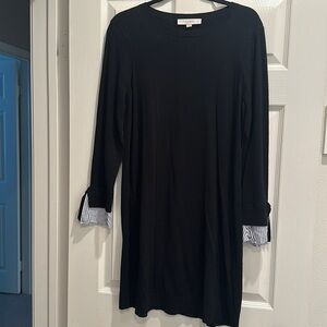 Long sleeve black sweater dress from the Loft